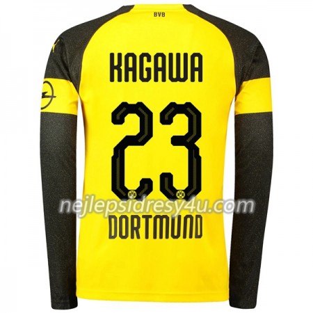 Fotbalový Dres Borussia Dortmund Kagawa 23 Domácí 2018/19 Dlouhý Rukáv